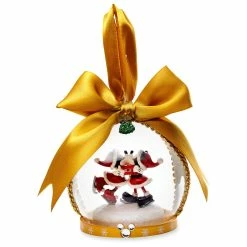 Best deal ✨ Disney Holiday Ornament - Turn Of The Century - Mickey & Minnie Globe 🛒