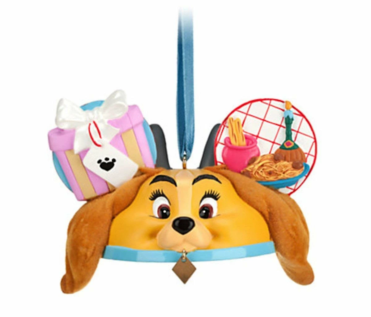Budget โญ Disney Ear Hat Ornament - Lady And The Tramp ๐
