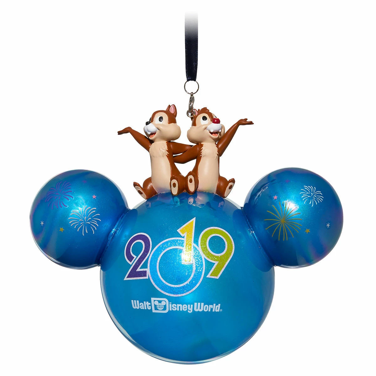 Hot Sale ๐ Disney Mickey Ears Icon Ornament - 2019 Dated - Chip N Dale ๐งจ