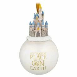 Best Pirce 🎉 Disney 🎅 Christmas Ornament - Cinderella Castle - Magical Place On Earth 🛒