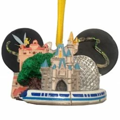 Best Pirce 👍 Disney Ear Hat Ornament - Four Parks, One World - Hollywood Tower 😉