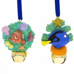 Cheap 🤩 Disney ❄ Christmas Ornament Set - Nemo And Dory Bells ⭐