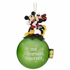 Promo ❤️ Disney 🎄 Christmas Ornament - Minnie And Mickey - Our 🎄 Christmas Together ❤️