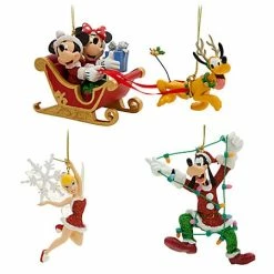 Cheap 😉 Disney 🎄 Christmas Ornament Set - Mickey And Minnie Mouse And Friends ✔️