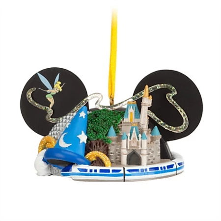Flash Sale ๐ Disney Ear Hat Ornament - Four Parks, One World ๐งจ