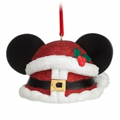 Cheapest 🔥 Disney Ear Hat Ornament - Santa Mickey Mouse Hat ⭐