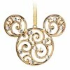 Outlet 😍 Disney ❄ Christmas Ornament - Bohemian Filigree Mickey Mouse - Gold ❤️