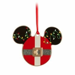 Brand new 💯 Disney Disc Ornament - Mickey Mouse Icon - Santa Mickey ⌛