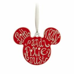 Coupon 🎉 Disney Disc Ornament - Mickey Mouse - Faith Trust Pixie Dust ⌛