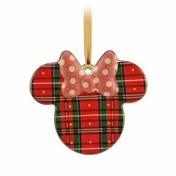 Top 10 ✨ Disney Disc Ornament - Minnie Mouse - Plaid 🔥