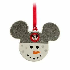 Hot Sale ✨ Disney Disc Ornament - Mickey Mouse Icon - Snowman ⭐