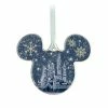 Promo 😀 Disney Disc Ornament - Mickey Mouse - Fantasyland Castle 🛒