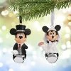 Outlet 🛒 Disney 🎅 Christmas Ornament Set - Mickey And Minnie Wedding Bells ⭐