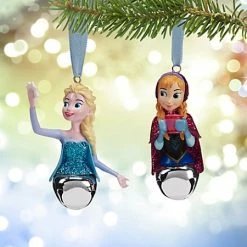Flash Sale 🧨 Disney 🎅 Christmas Ornament Set - Anna And Elsa Bells ⌛