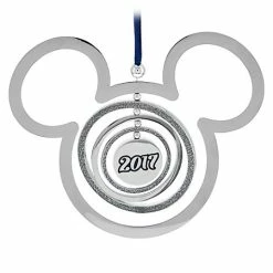 Outlet 🧨 Disney 🎄 Christmas Ornament - 2017 Mickey Mouse Icon Metal Mobile 🎁