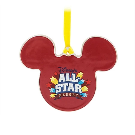 Promo π Disney Disc Ornament - Mickey Mouse - All-Star Resort β
