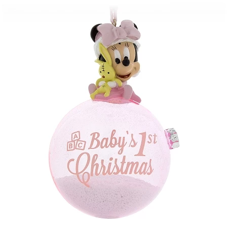 Buy โ Disney โ Christmas Ornament - Baby's 1st โ Christmas - Minnie Mouse ๐