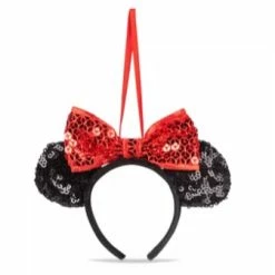 Outlet 🧨 Disney Ear Headband Ornament - Minnie Mouse Sequin 🎉