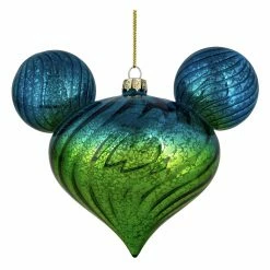 Top 10 😍 Disney Mickey Ears Icon Ornament - Mickey Mouse Ombre - Blue & Green 🎉