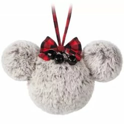 Coupon 😉 Disney Mickey Ears Icon Ornament - Minnie Mouse Faux Fur 😉