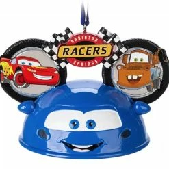 Discount 👏 Disney Ears Hat Ornament - Radiator Springs Racers - Light-Up 👍