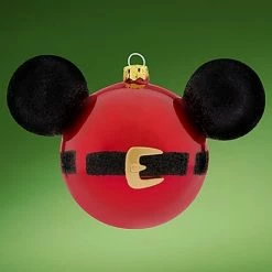 Flash Sale 😍 Disney Mickey Ears Icon Ornament - Santa Mickey Mouse Belt 😍