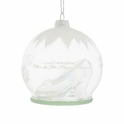 Flash Sale 😍 Disney ❄ Christmas Ornament - Cinderella Glass Slipper - Glass Ball 😉