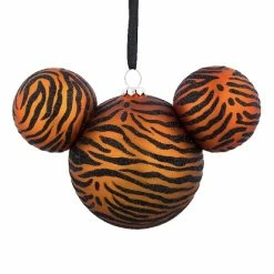 Best Sale 😉 Disney 🎄 Christmas Ornament - Mickey Icon - Tiger Print ✨