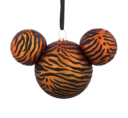 Best Sale 😉 Disney 🎄 Christmas Ornament - Mickey Icon - Tiger Print ✨