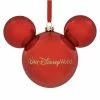 Brand new 🎉 Disney 🎄 Christmas Ornament - Mickey Mouse Icon - Red Walt Disney World 💯