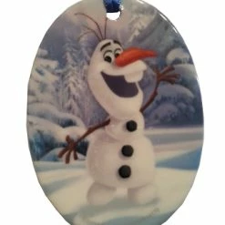 Outlet 🔔 Disney Flat ❄ Christmas Ornament - Frozen - Olaf 🔥