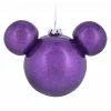 Coupon 🛒 Disney 🎄 Christmas Ornament - Mickey Mouse Icon - Purple 🎁