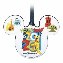 Buy 🔔 Disney Disc Ornament - 2020 Dated - Mickey Icon - Walt Disney World 👍