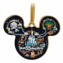 Best Pirce 🌟 Disney Disc Ornament - Mickey Mouse Icon - Park Life 👍