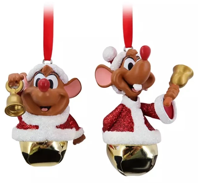 Coupon β Disney Bell Ornament Set - Santa Jaq And Gus - Cinderella π―
