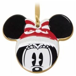 Top 10 🥰 Disney Disc Ornament - Santa Minnie Mouse Icon - Ceramic 🎉