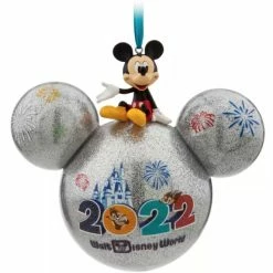Budget 😉 Disney Mickey Ears Icon Ornament - 2022 Dated - Mickey & Friends 🤩