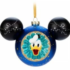 Brand new 👍 Disney Mickey Ears Icon Ornament - Donald Duck Sunburst 😀