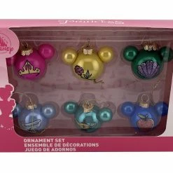 Cheap ✔️ Disney Ornament Set - Mickey Icon With Princesses - Set 1 ❤️