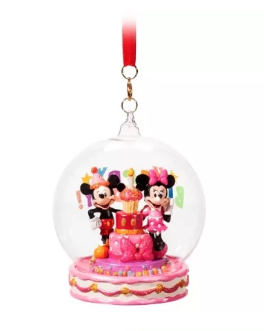 Best Sale π Disney Globe Ornament - Mickey And Minnie - Happy π Birthday β€οΈ
